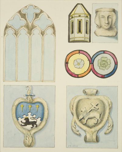Detalles del interior de la Iglesia del Templo de Joseph Manning