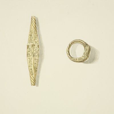 Anillo de oro, c.1825 de Joseph Manning