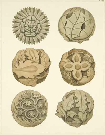 Piedras de bóveda (bosses) en el techo de la Iglesia de Redcliffe de Joseph Manning