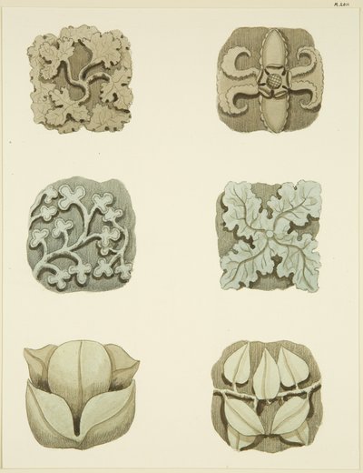 Piedras de bóveda en el techo de St Mary Redcliffe de Joseph Manning