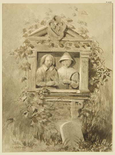 Monumento en el cementerio de la Iglesia de St Thomas (probablemente Richard Hart) removido de la Iglesia Vieja de Joseph Manning