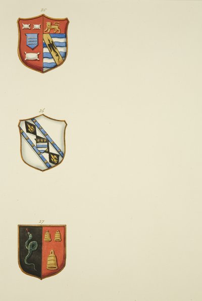 Escudos monumentales en la Iglesia de San Agustín de Joseph Manning