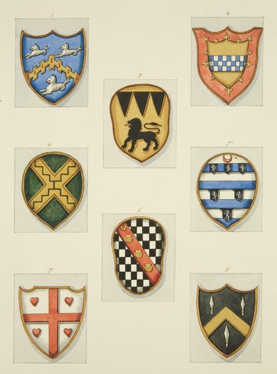 Escudos Monumentales en la Iglesia de San Agustín de Joseph Manning