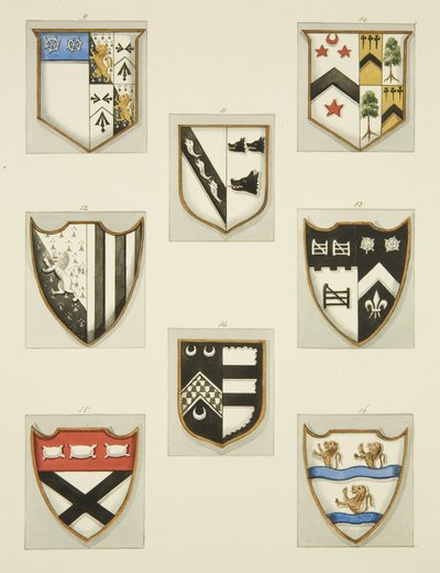 Escudos Monumentales en la Iglesia de San Agustín de Joseph Manning