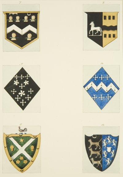 Escudos monumentales en la Iglesia de St Michael de Joseph Manning