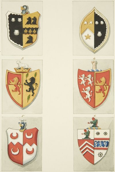 Escudos monumentales en la Iglesia de Santa Werburgh de Joseph Manning