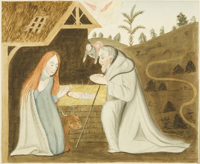 Pintura en piedra encontrada en el confesionario del pasillo norte de St Mark