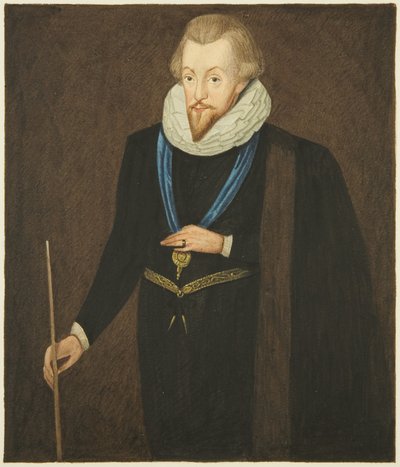 Retrato en la Casa del Consejo de Robert Cecil, Conde de Salisbury de Joseph Manning