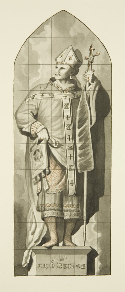Vidriera en San Marcos - Santo Tomás Becket de Joseph Manning