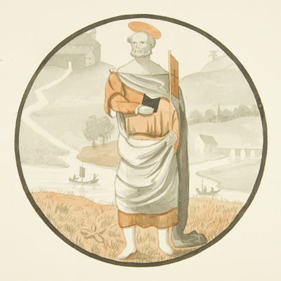 Vidriera en San Marcos - un santo de Joseph Manning