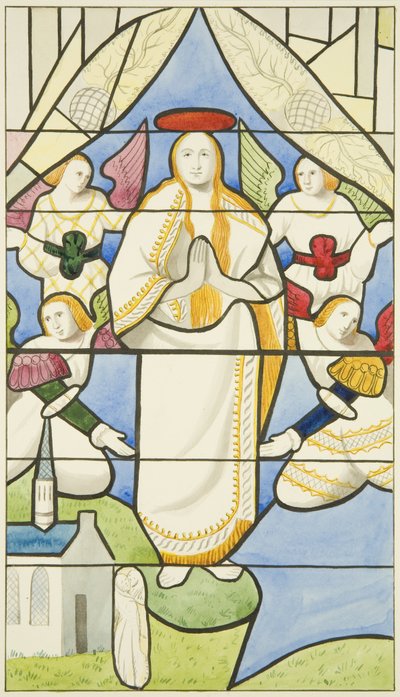 Vitrales en San Marcos - la Asunción de la Virgen de Joseph Manning