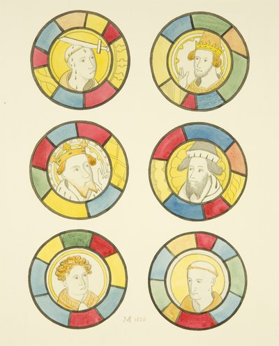 Vidriera en la ventana norte de la nave de St Mary Redcliffe de Joseph Manning