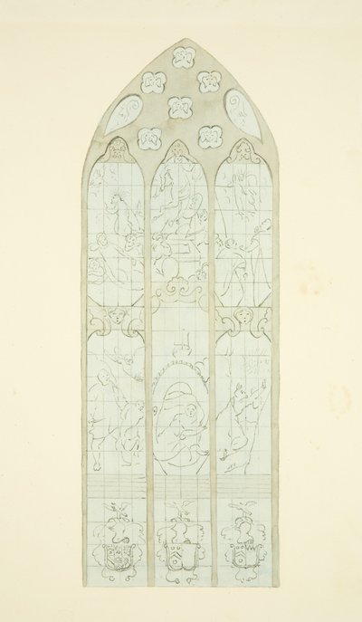 Vitrales en el extremo este de la nave norte de la Catedral de Bristol de Joseph Manning