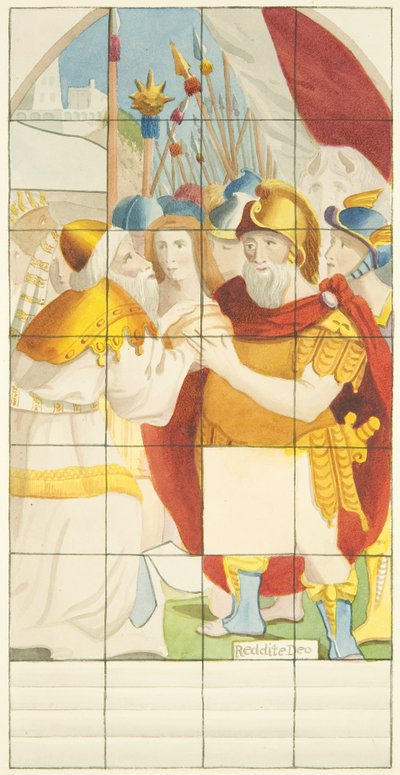 Vitrales en el extremo este de la nave sur de la Catedral de Bristol de Joseph Manning