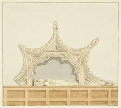Tumba del abad Guilliam de Joseph Manning