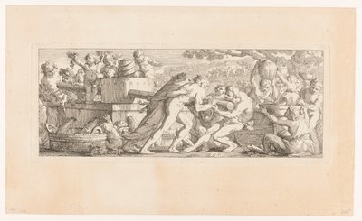 De Wijnpers El trabajo de la cosecha (título sobre objeto) de Joseph Marie Vien (I)