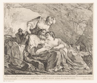 Lot y sus hijas de Joseph Marie Vien (I)