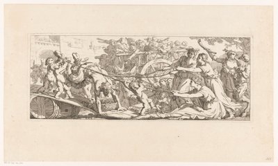 Regreso de la vendimia Les travaux de la vendange (título de la serie) de Joseph Marie Vien (I)