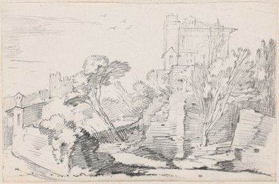 Casino Farnese en la colina Palatina, Roma de Joseph Marie Vien