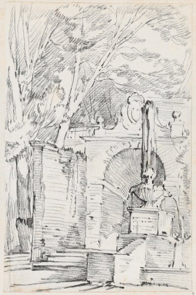 Fuente de Pomona en los Jardines de la Villa d