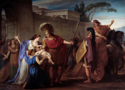 Héctor y Andrómaca se despiden de Joseph Marie, the Elder Vien