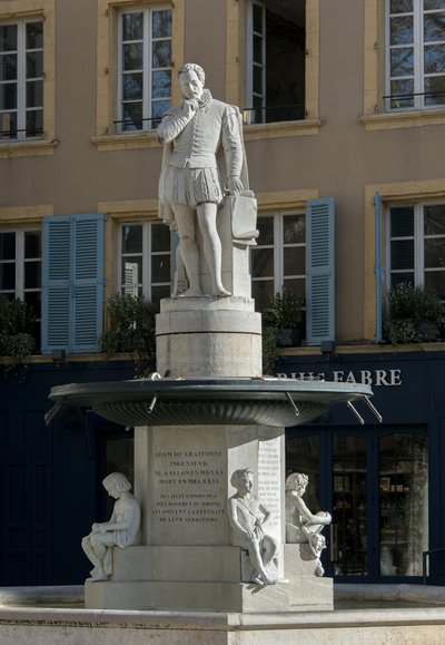 Adán de Craponne (escultura siglo XIX) de Joseph Marius Ramus