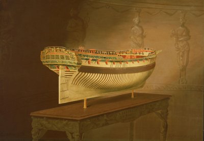 Maqueta del HMS "Enterprise de Joseph Marshall