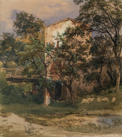 Entrada al castillo de Seebenstein de Joseph Martin Höger