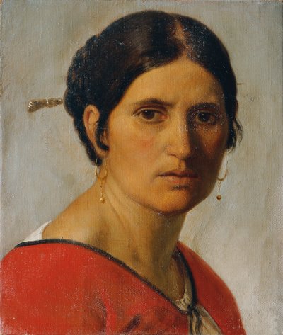 campesina italiana de Joseph Mathias von Trenkwald