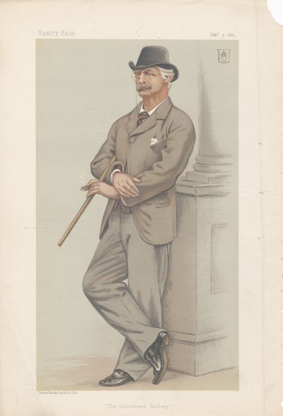 Coutts Lindsay, La Galería Grosvenor de Vanity Fair de Joseph Middleton Jopling