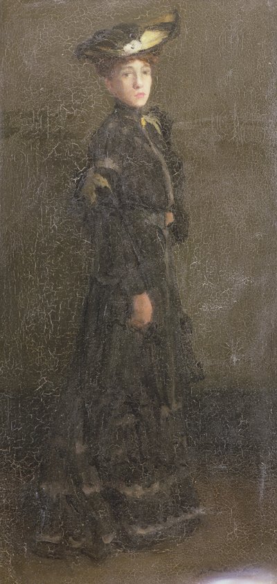 Dama parisina (óleo sobre lienzo) de Joseph Milner Kite