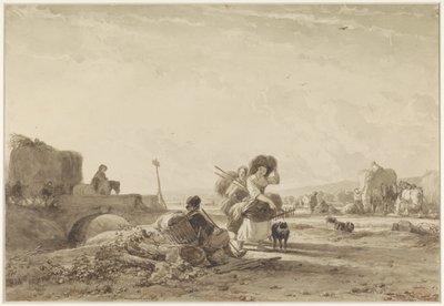 La cosecha de heno de Joseph Moerenhout