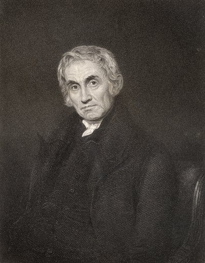 Samuel Drew, grabado por R. Hicks, de 