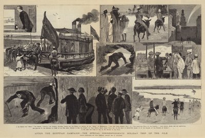 Después de la campaña egipcia, el viaje de vacaciones de los corresponsales especiales por el Nilo de Joseph Nash