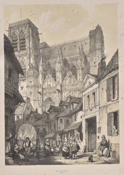 Arquitectura de la Edad Media: Catedral de Abbeville de Joseph Nash