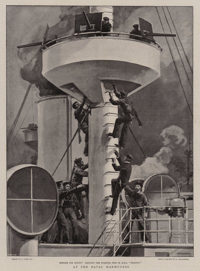 En las maniobras navales de Joseph Nash