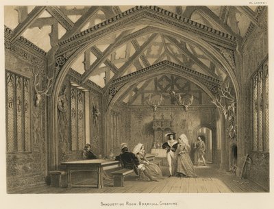 Sala de Banquetes, Bramhall, Cheshire de Joseph Nash