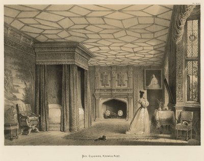 Dormitorio, Knowle, Kent de Joseph Nash