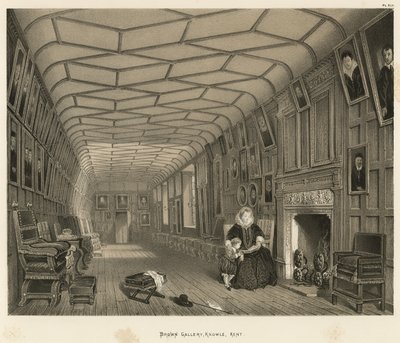Galería Marrón, Knowle, Kent de Joseph Nash