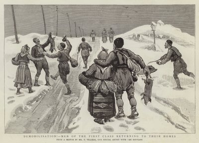 ¡Desmovilización! Hombres de primera clase regresando a sus hogares de Joseph Nash