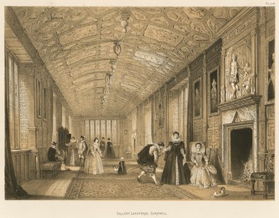Galería, Lanhydroc, Cornualles de Joseph Nash