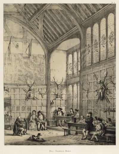Salón, Ockwells, Berks de Joseph Nash