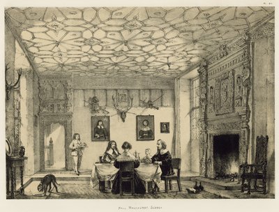 Salón, Wakehurst, Sussex de Joseph Nash