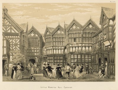 Little Moreton Hall, Cheshire de Joseph Nash