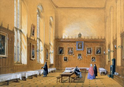 Salón del New College, 1858 de Joseph Nash