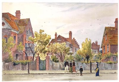 Newton Grove: Bedford Park de Joseph Nash