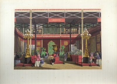 Exposición Rusa interior durante la Gran Exposición en 1851 de Joseph Nash