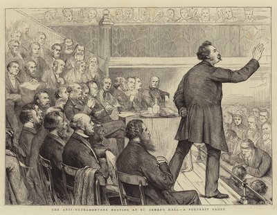 La reunión anti-ultramontana en St James