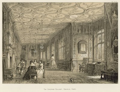 La Galería de Cartones, Knowle, Kent de Joseph Nash
