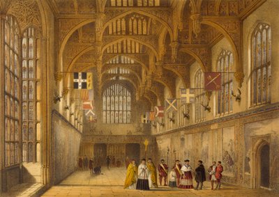 El Salón, Hampton Court, c.1600, de 
